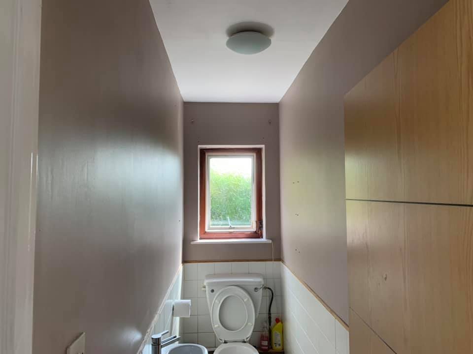 bathroom decorated wall painted cardiff primrose decor