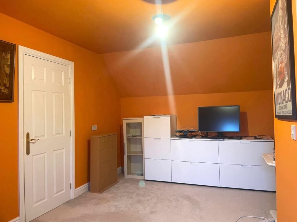 cardiff home office painted decorated primrose decor