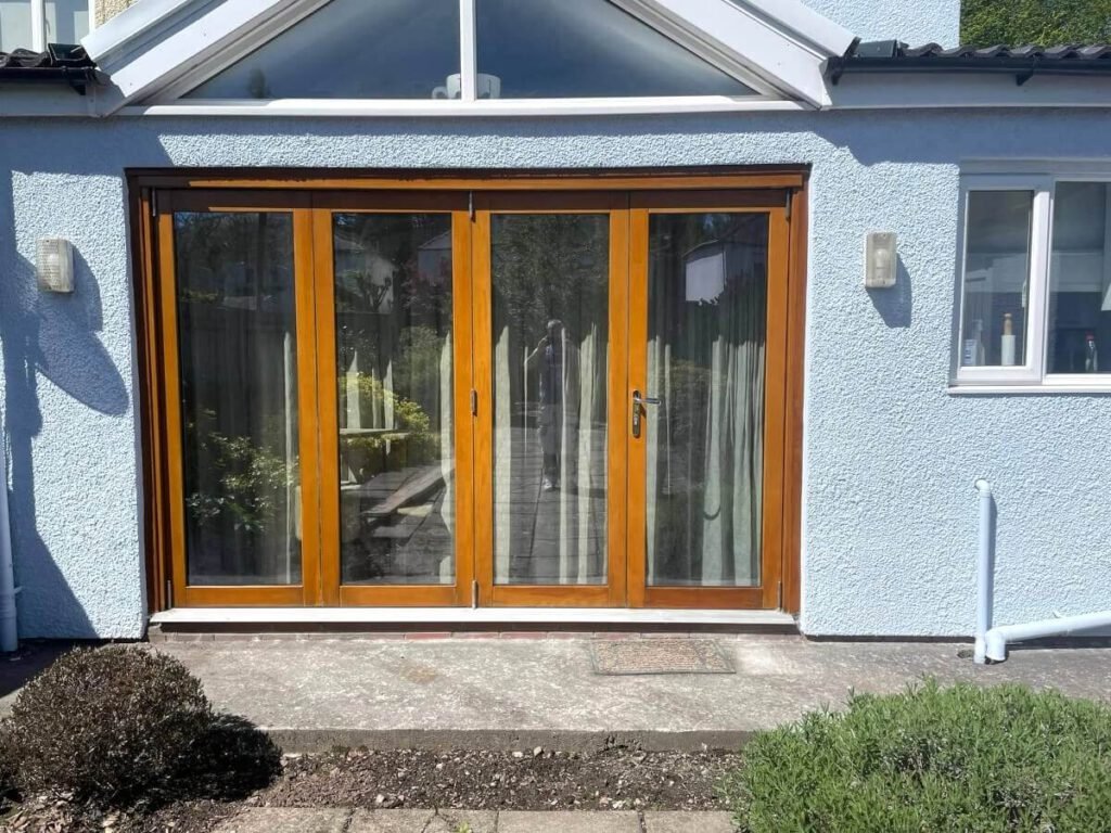 cardiff home render walls painted blue primrose decor