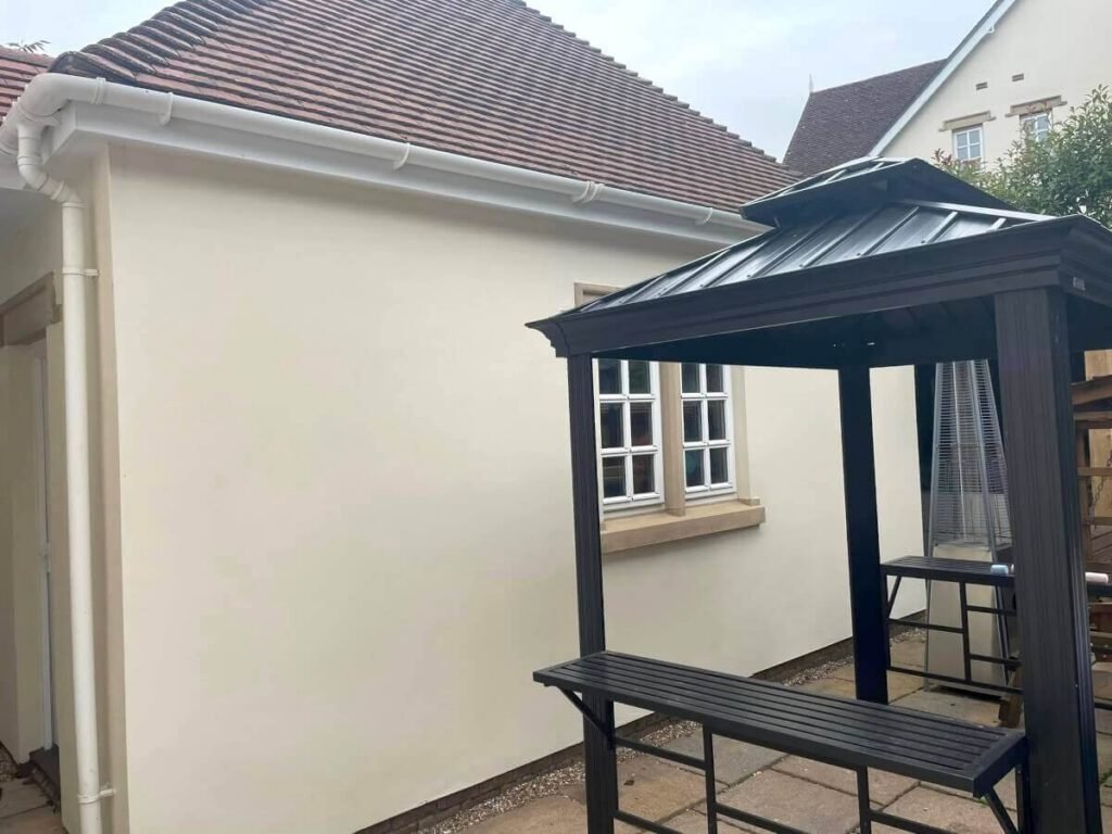 cardiff house outside walls painted primrose decor